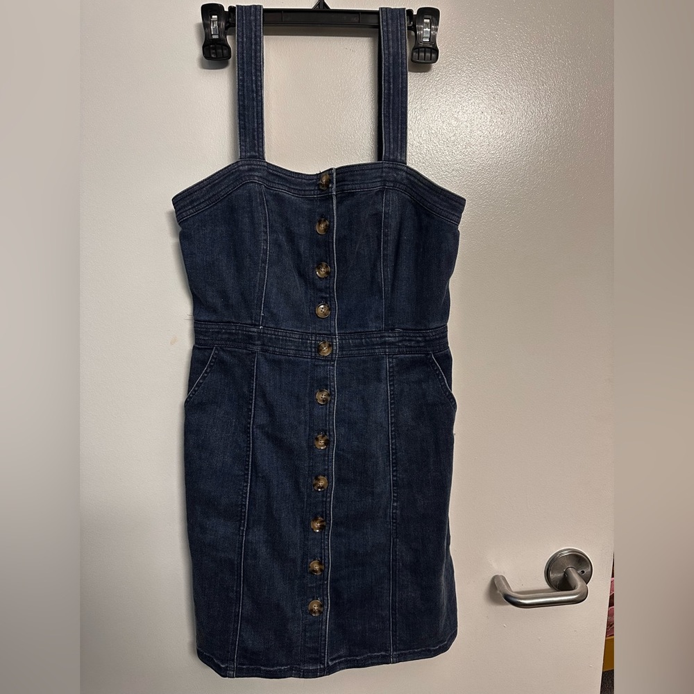 Express denim dress small